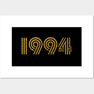 1994 Birth Year Glitter Effect Posters and Art